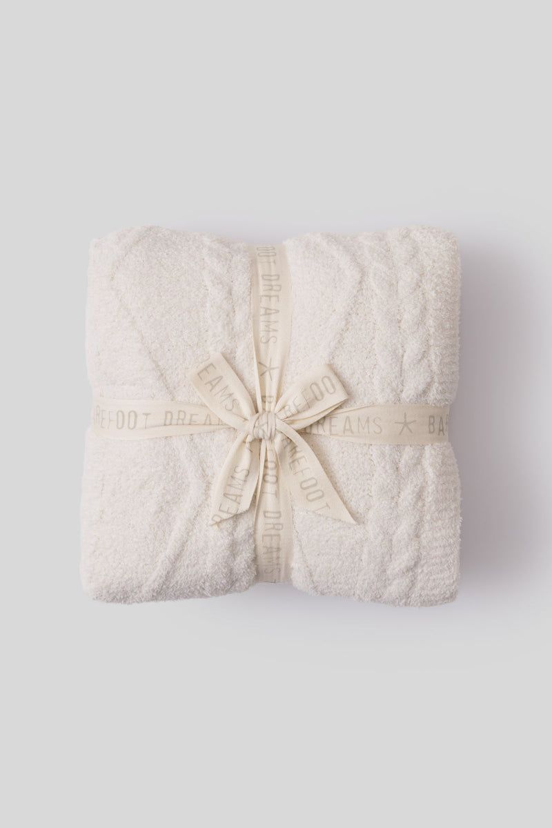 Barefoot Dreams Fisherman Cable Throw