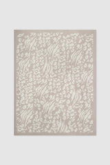 Barefoot Dreams Lush Knit Leopard Throw in Cream Sandstone