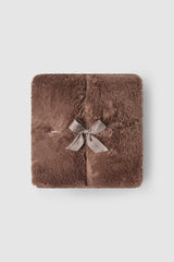 Barefoot Dreams Cloud Faux Fur Throw in Sable