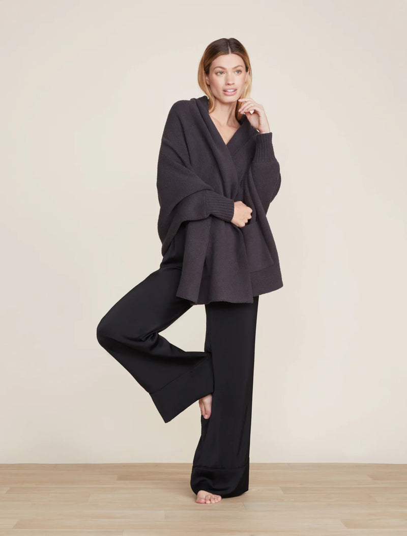 Barefoot Dreams CozyChic® Blanket Wrap in Carbon