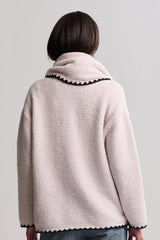 Barefoot Dreams Blanket Stitch Cardigan