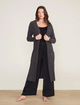 Barefoot Dreams Long Cardi in Carbon (Choose Size)