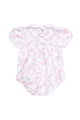 Nellapima Pink Bears Trellace Smocked Bubble