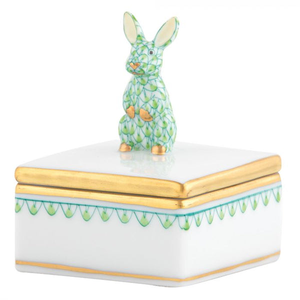 Herend Key Lime Bunny Box