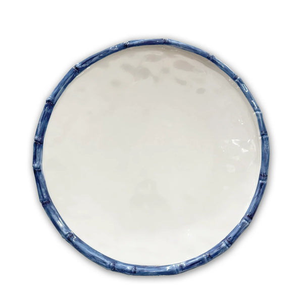 Beatriz Ball VIDA Bamboo 11" Dinner Plate in Blue