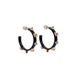 Smith & Co. Gold Metal Hoops (Multiple Color Options)