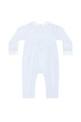 Nellapima Blue Pumpkin Patch Embroidered Playsuit