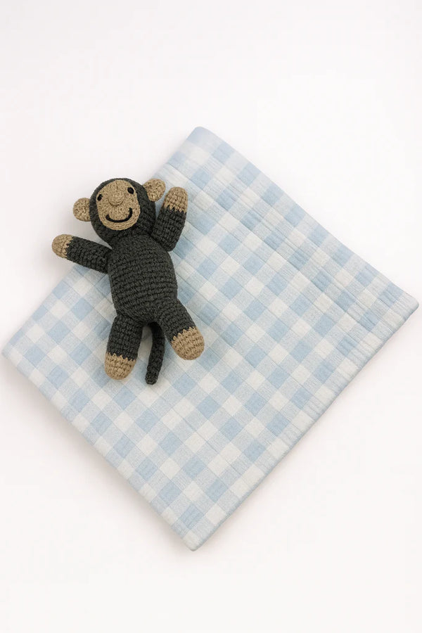 Gingham Check Baby Blanket (Multiple Colors!)