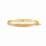 Julie Vos Cheval Twist Bangle in Gold (Three Size Options)