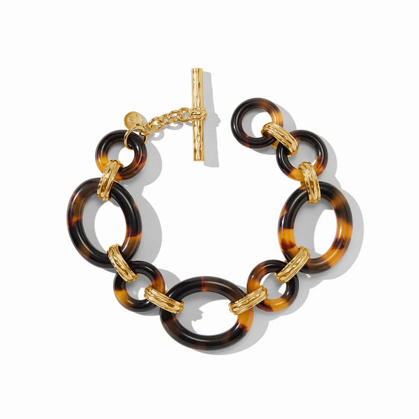 Julie Vos Madison Link Bracelet in Tortoiseshell