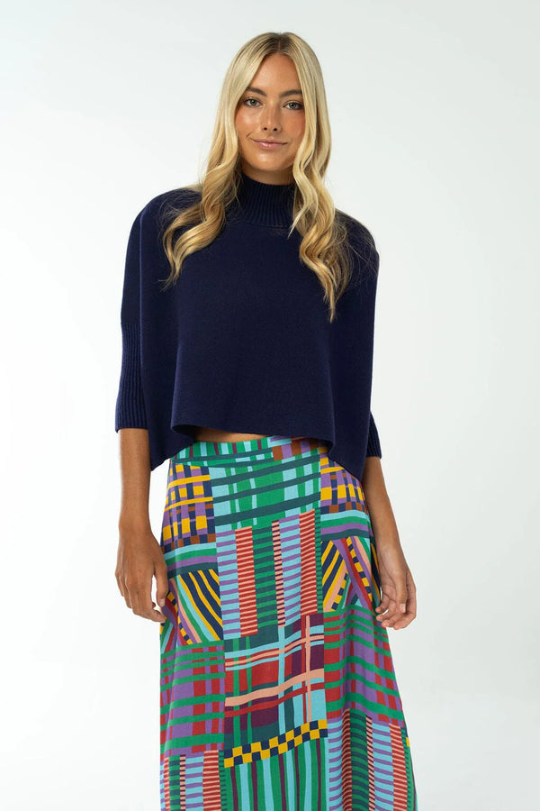 Tiffany Skirt in Fall Plaid