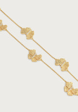 Butterfly Station Necklace in Gold - Anabel Aram