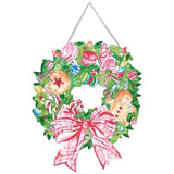 Sweet Seasons Gingerbread Wreath Door Hanger