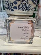 Acrylic Scripture Block (Multiple Style Options)