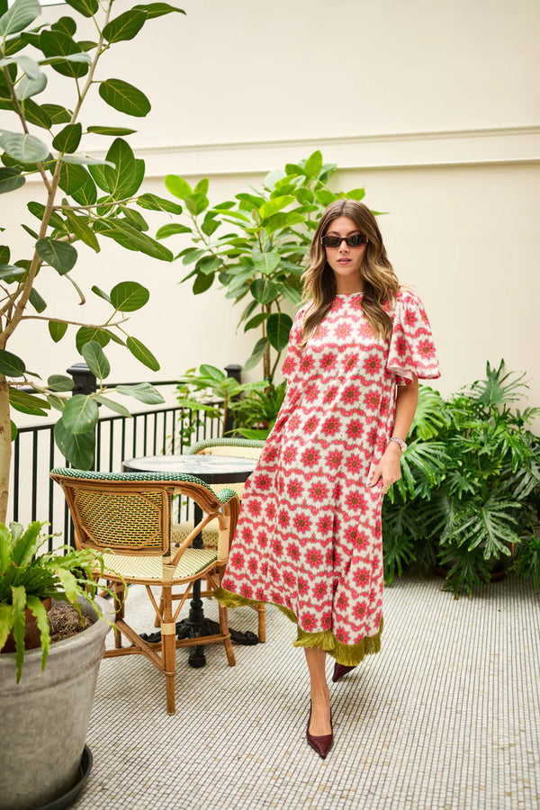Brooks Avenue Georgia Dress in Rosewood