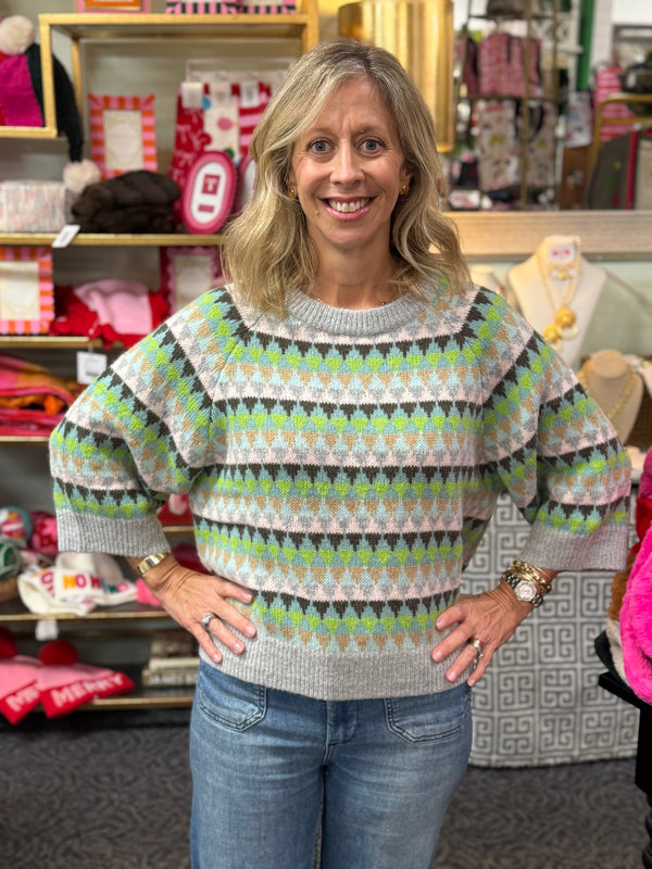 ZP Mohair Fairisle Sweater