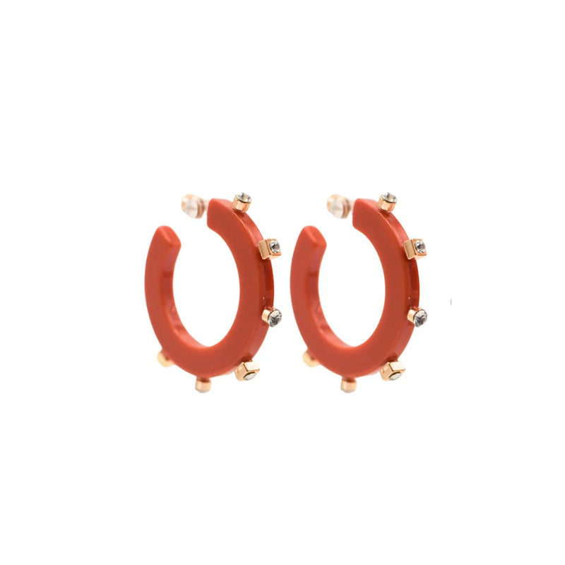 Smith & Co. City Girl Jewel Hoop (Two Color Options)