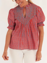 CK Bradley Cayman Top in Birch Americana