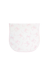 Nellapima Charming Bows Print Burp Cloth