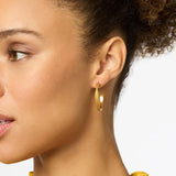 Julie Vos Cheval Twist Hoop in Gold (Two Size Options)