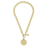 Susan Shaw Peruvian Coin Toggle Necklace