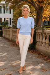 Colette Knit Cardigan in Sky