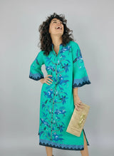 Isla Payal Como Midi in Menagerie Green