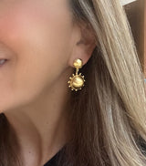 Dina Mackney Double Pinwheel Drop Earring in Small