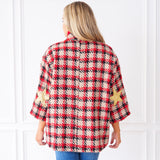 Jackie Jacket in Camel Plaid