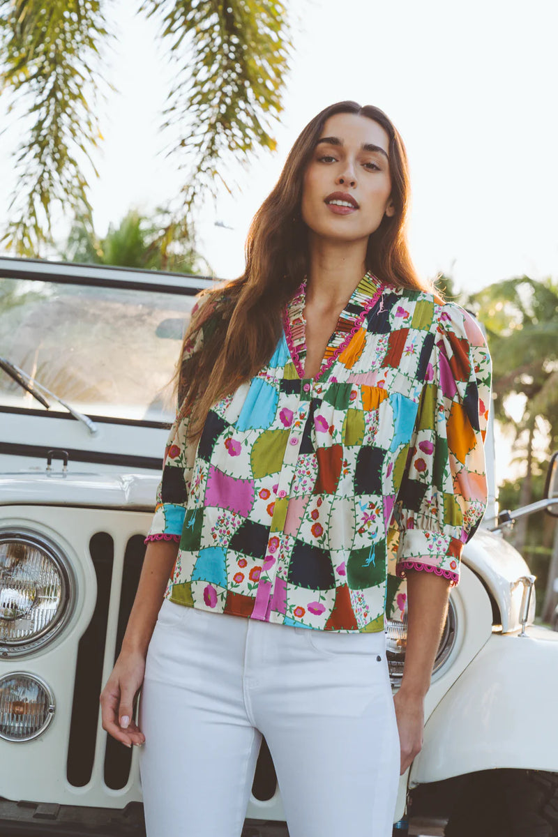 Alden Adair Blake Top in Al Fresco