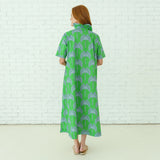 Georgia Palm Dress in Green