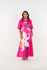 Emily McCarthy Poppy Maxi in Holland Pink
