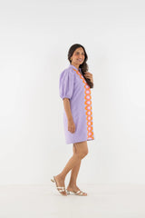 Emily McCarthy Hampton Mini Dress in Lavender