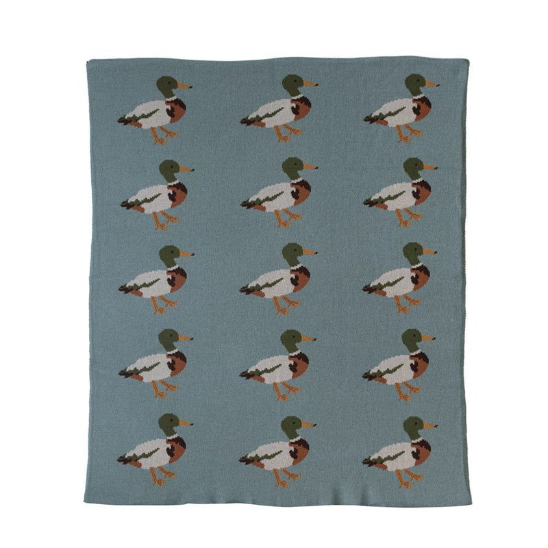 Printed Cotton Knit Baby Blanket (Various Styles)