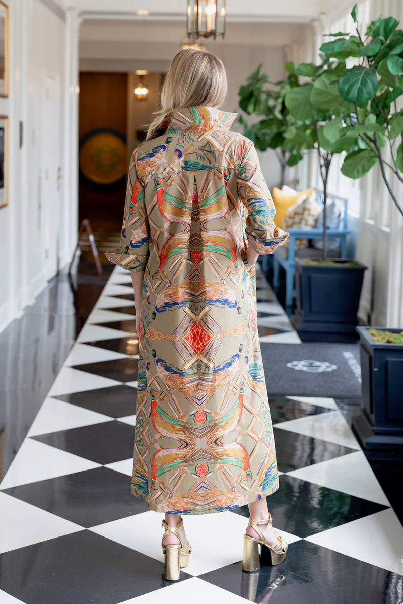 House of MBR Winston Long Shirt Dress