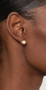 Sheila Fajl Lilou Studs in Brushed 18K Gold Plate