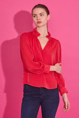 Alden Adair Phoebe Top in Lipstick