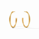 Julie Vos Cheval Twist Hoop in Gold (Two Size Options)