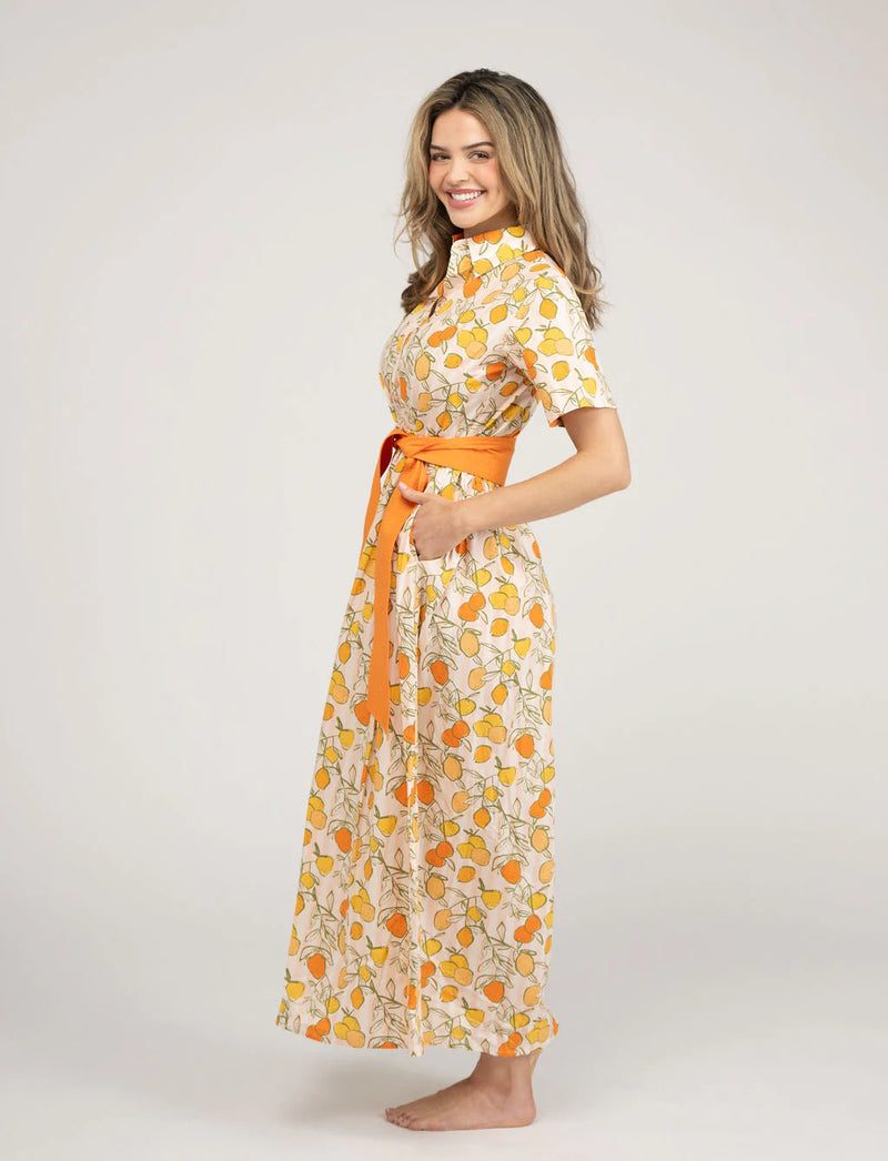 Beau & Ro Elle Maxi in Citrus Clementine