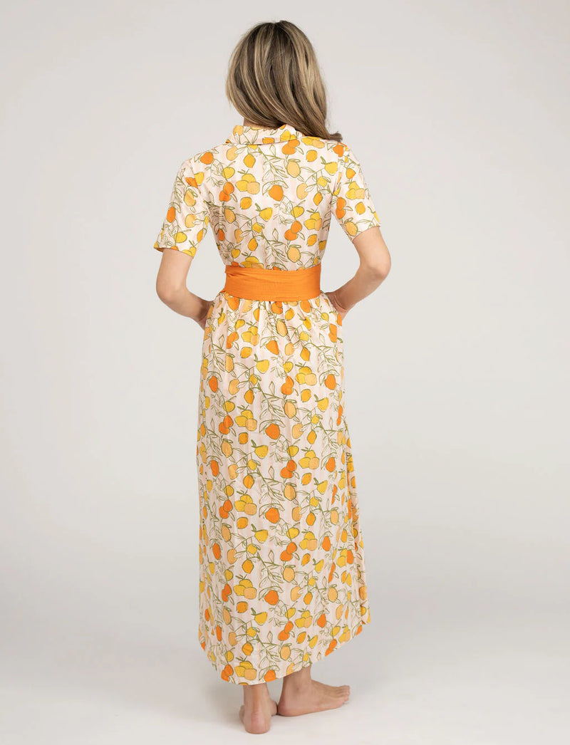 Beau & Ro Elle Maxi in Citrus Clementine