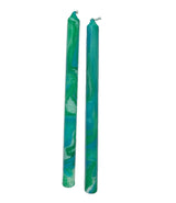 Marbleized Taper Candles (Set of 2)