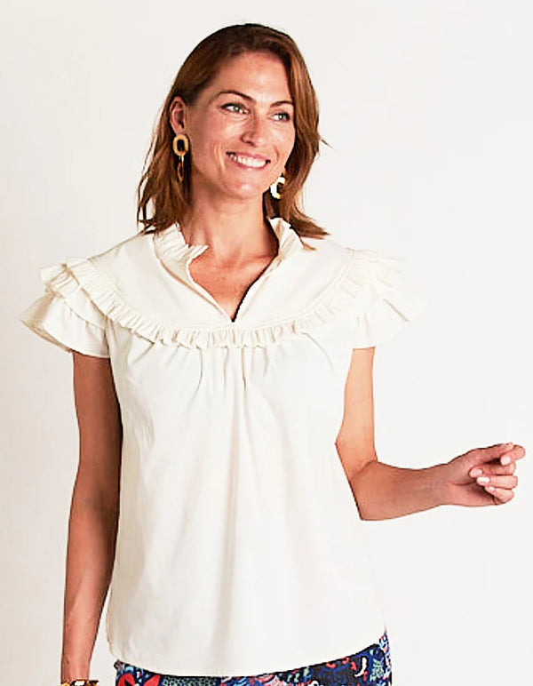 CK Bradley Silla Top in Cream