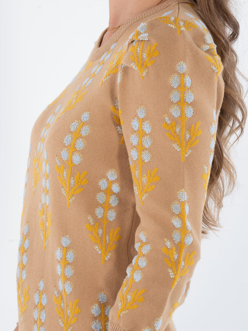 Emily McCarthy Julia Sweater in Bluebonnet