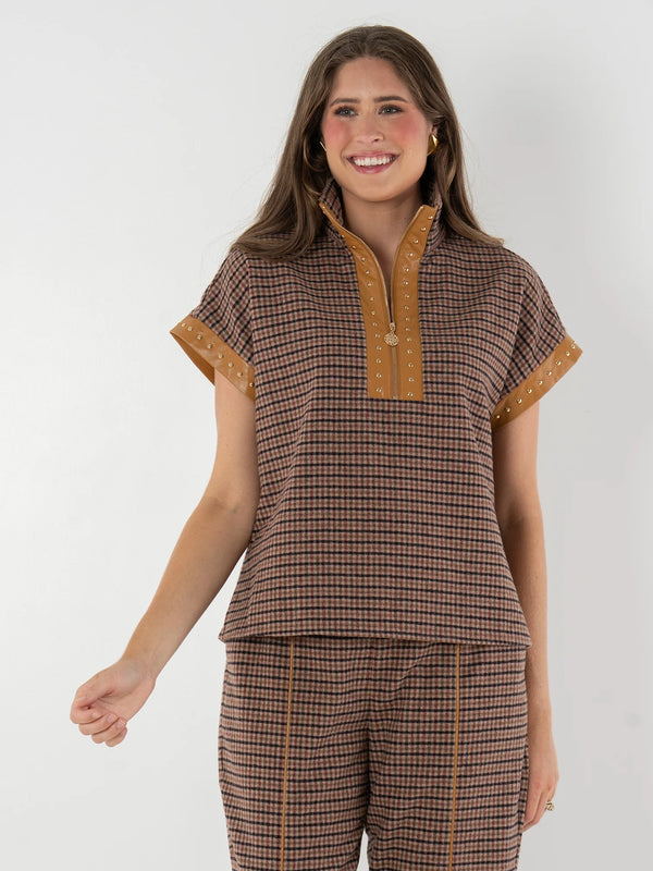 Emily McCarthy Poppy Pullover in Tweed