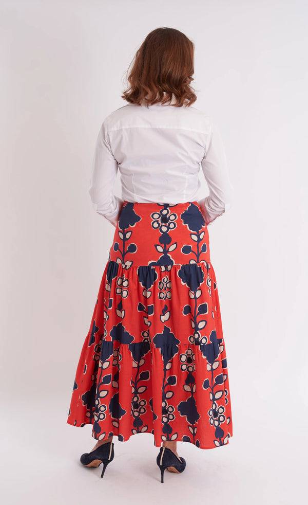 CK Bradley Samana Skirt in Serendipity Crimson