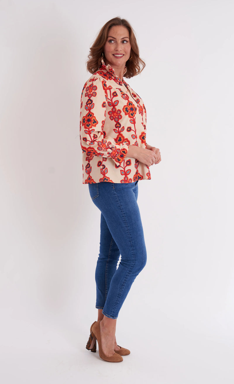 CK Bradley Aspen Blouse in Serendipity Praline