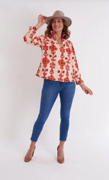 CK Bradley Aspen Blouse in Serendipity Praline
