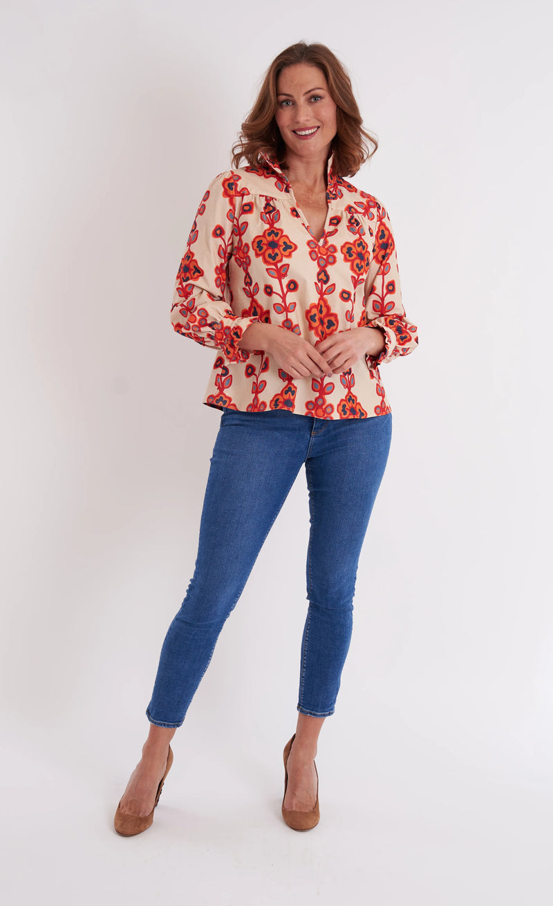 CK Bradley Aspen Blouse in Serendipity Praline