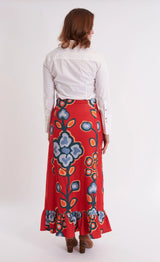 CK Bradley Hostess Skirt in Serendipity Merlot