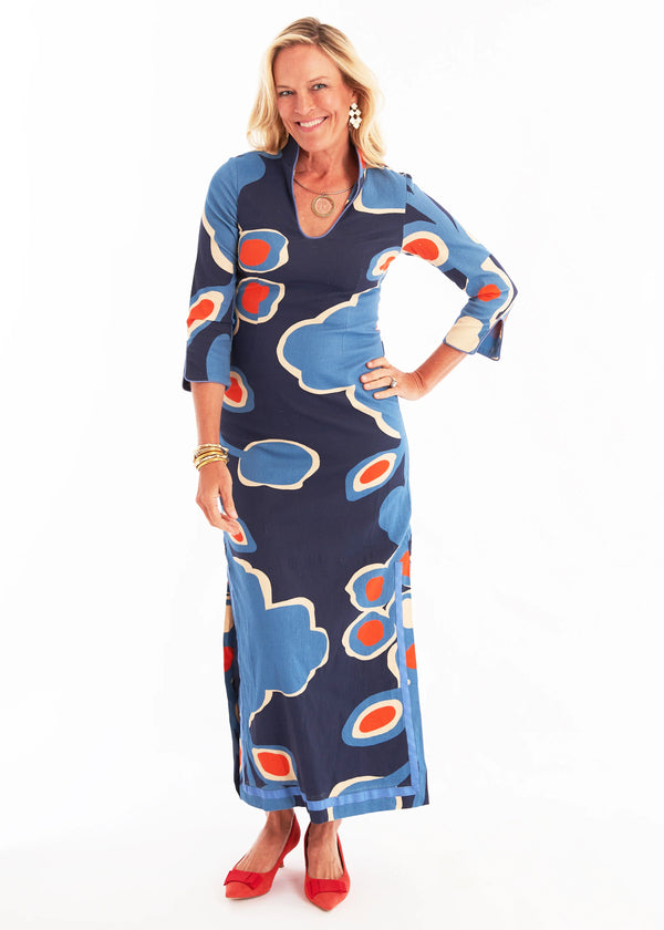 Rollins Dress in Serendipity Ocean Fog